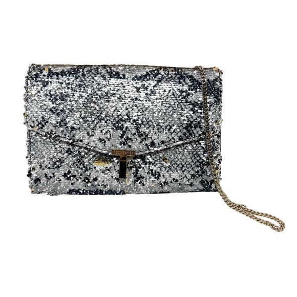 Ted Baker Johanaa snake sequin T-clutch bag NWT - Picture 1 of 5